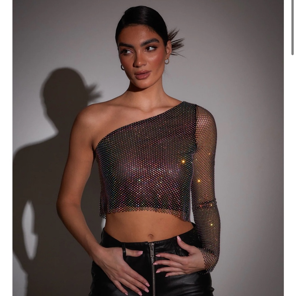 Frankie diamanté top